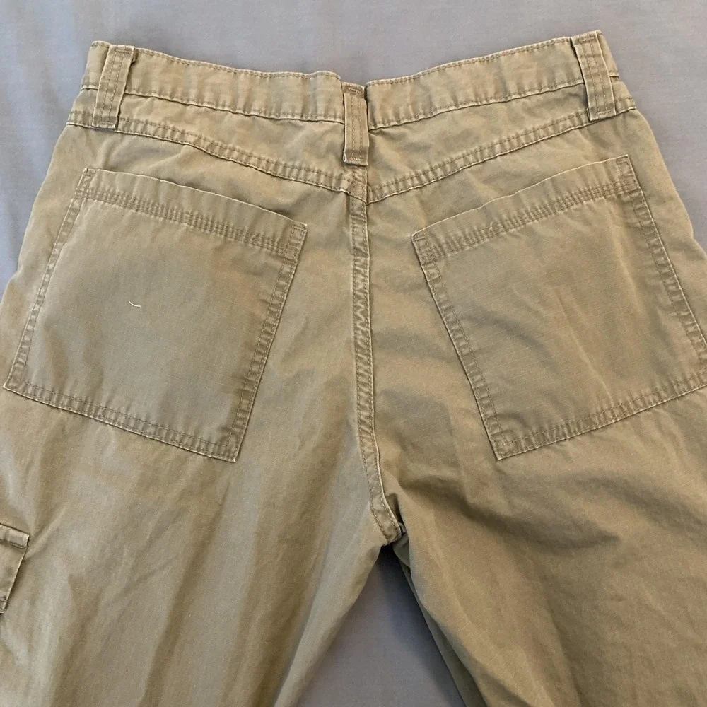 Wrangler‎ Cargo Pants Mens 33x29 Beige Authentic Issue Cotton Workwear Casual